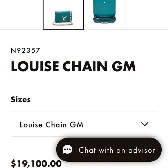 Auth rare Louis Vuitton Louise alligator exotic - Picture 8 of 8